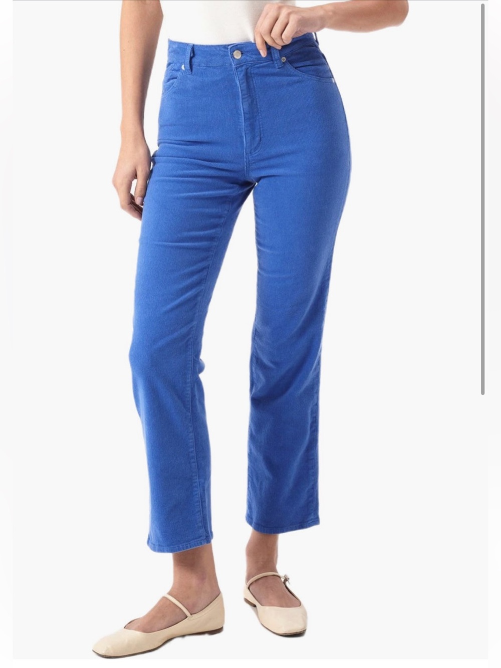 ROLLA'S Cobalt Blue Original Straight Corduroy Pants